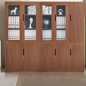 Накланящ се дизайнер Картотеки Организатор за настройка на дървена стойка Офис шкафове Грим Спестяване на пространство Armoires De Salon Мебели