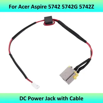 Нов лаптоп DC захранващ кабел порт за зареждане за Acer Aspire 5742 5742G 5742Z