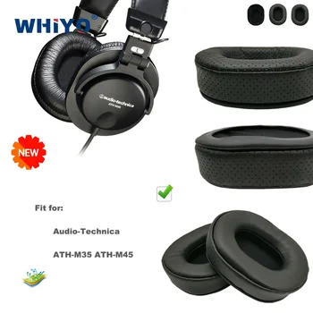 Нов ъпгрейд подмяна наушници подложки за аудио-Technica ATH-M35 ATH-M45 слушалки кожена възглавница кадифе слушалки ръкав капак