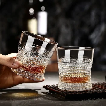 Нова квадратна кристална чаша за уиски за домашния бар Бира Вода и парти Хотел Сватбени чаши Подарък Съдове за пиене