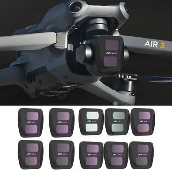 Обективен филтър за DJI Air 3 Комплект филтри за камери ND8/16/32/64/PL UV CPL оптичен стъклен дрон филтър за DJI Air 3 Drone аксесоари