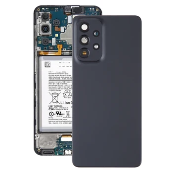 Оригинален заден капак на батерията за Samsung Galaxy A33 5G SM-A336B с капак на обектива на камерата Телефон заден корпус случай подмяна