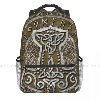 Отново на училище Mjolnir Hammer Of Thor Backpack Момче Момиче Viking Lagertha Rollo Travel мека раница лаптоп чанта