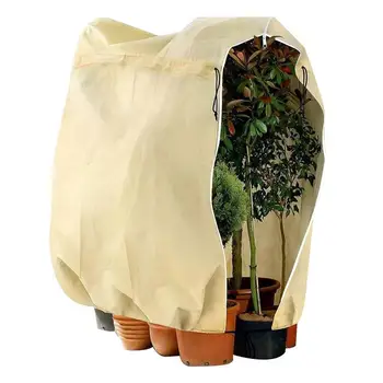 Растителни капаци за зимна мразовита кърпа Топъл дишащ антифриз Ветроустойчив комплект за многократна употреба Зимни консумативи за дворна градина
