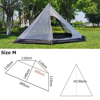  Удобна природа като дизайн, 4000 мм водоустойчив номинален под, просторна палатка за защита на къмпинг с половин купол