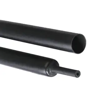  Черна термосвиваема тръба Електрически кабел за кола / тел Термосвиваема тръбна обвивка, 20MM, 1M